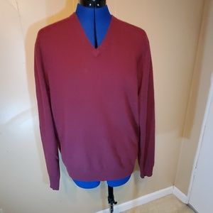 Club Room 100% Cashmere Maroon Sweater